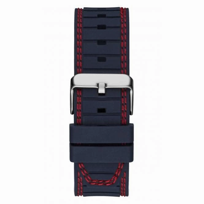 Gents Circuit Silicone Silver Watch GW0487G1
