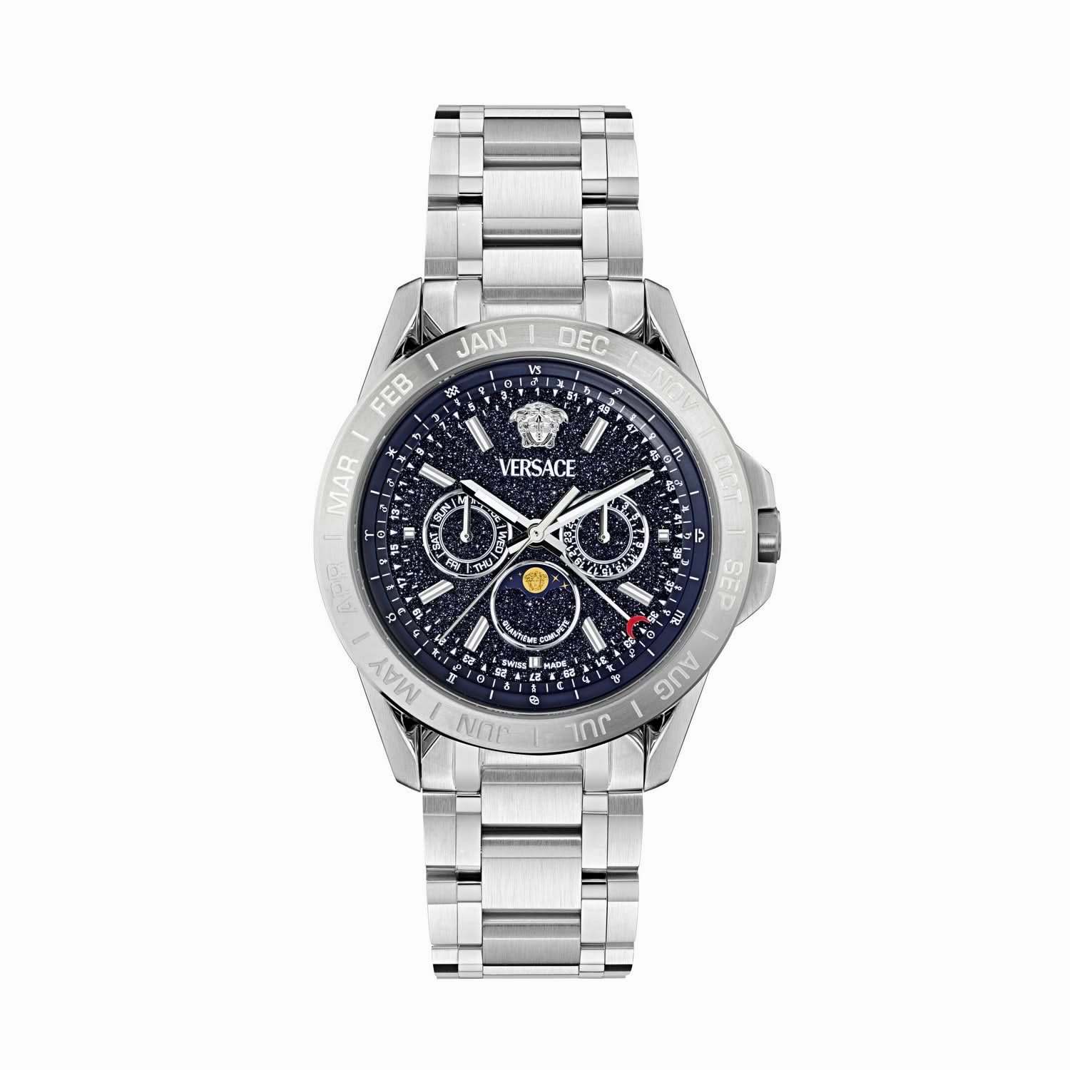 Gents Galaxy Moonph Blue Watch VE0K00125