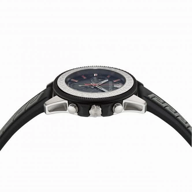 Gents Greca Act Stainless Steel Black Watch VE3J00222