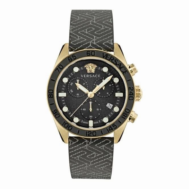 Gents Greca Dome Gold-Tone Watch VE6K00123