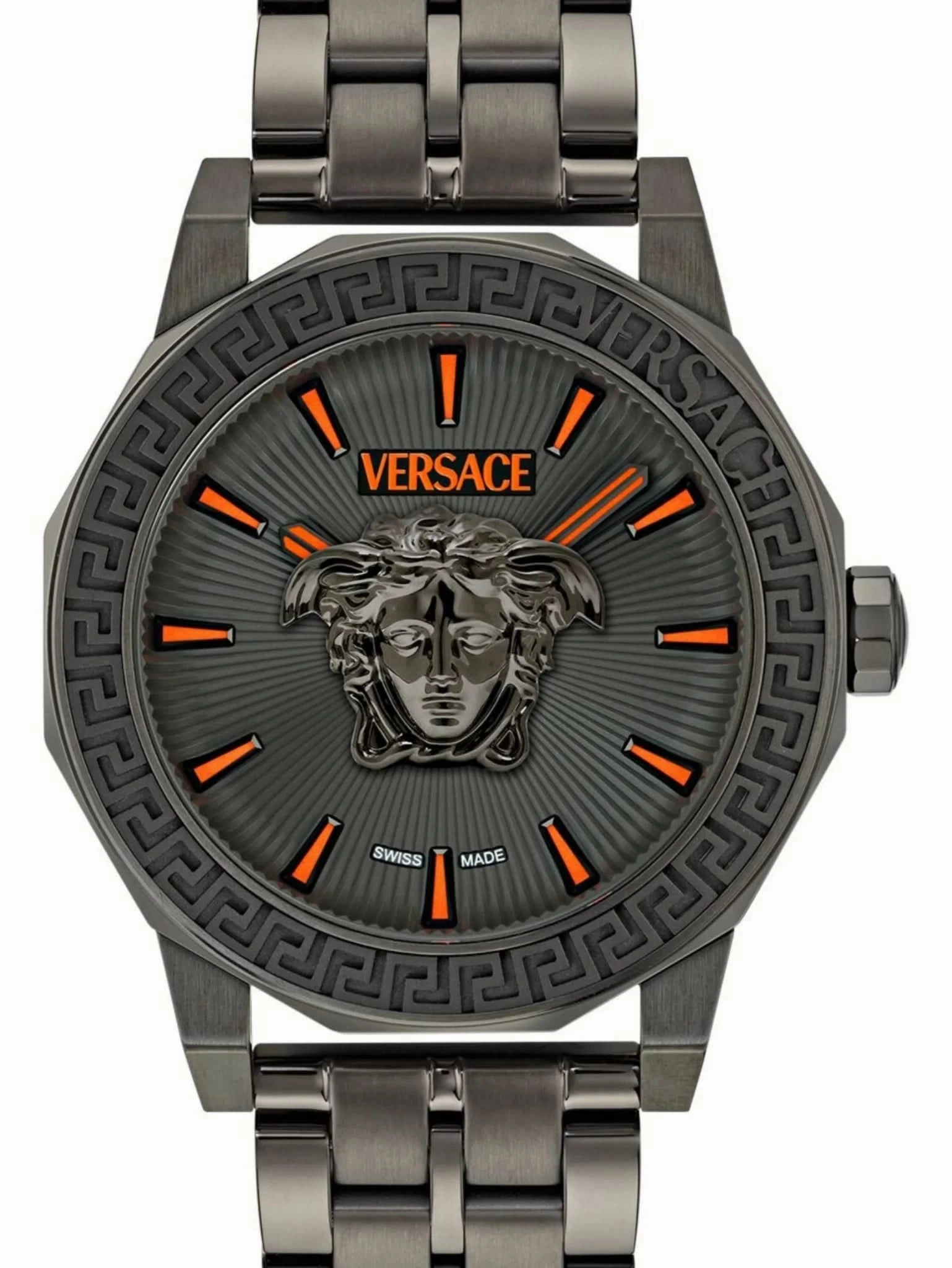 Gents Medusa Deco Dark Grey Watch VE9I00524