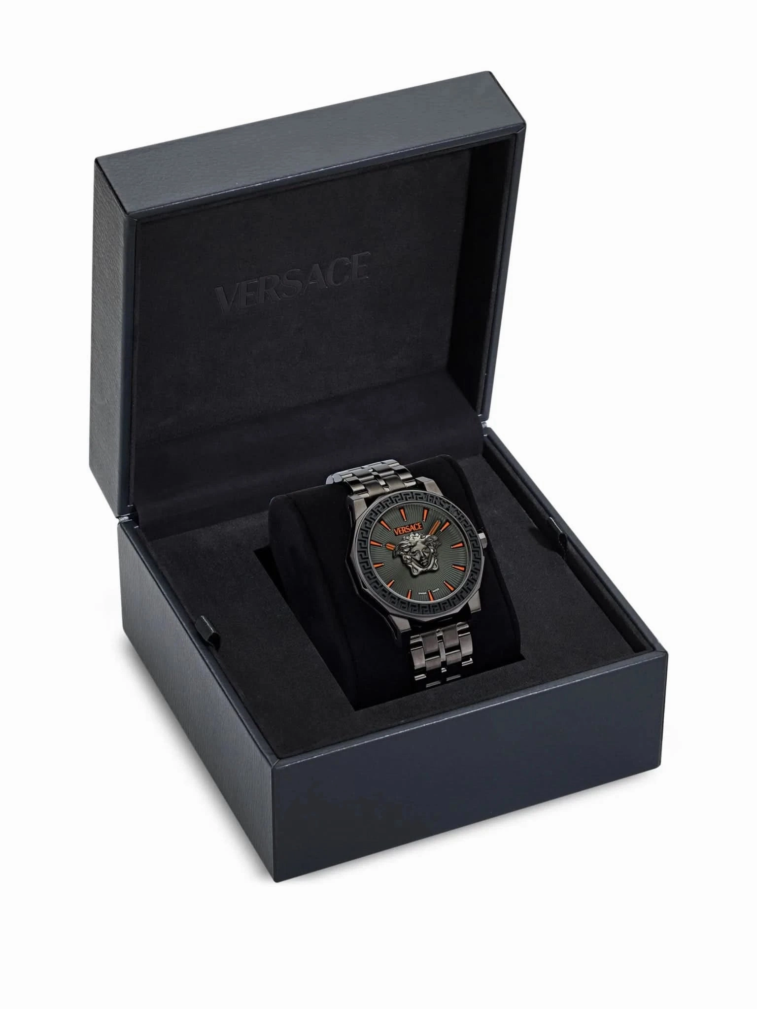 Gents Medusa Deco Dark Grey Watch VE9I00524