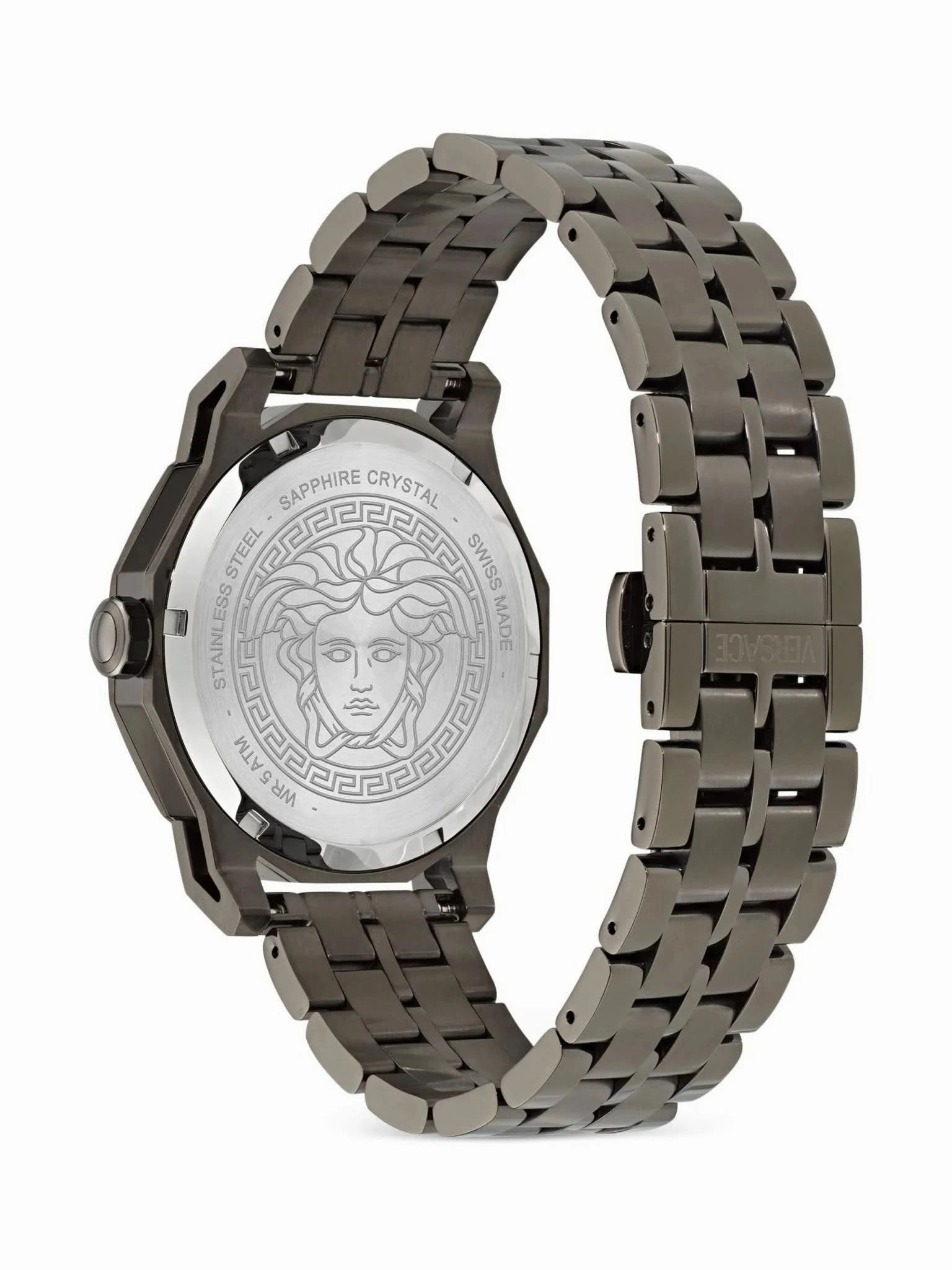 Gents Medusa Deco Dark Grey Watch VE9I00524