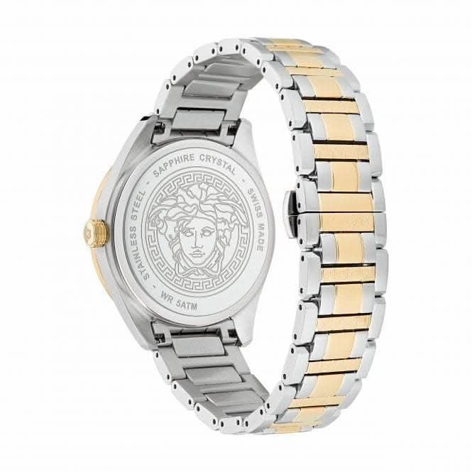 Gents V-Vertical Stainless Steel Blue Watch VE3H00422