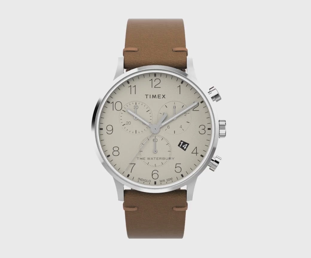 Gents Waterbury Classic Cream Watch TW2W50900