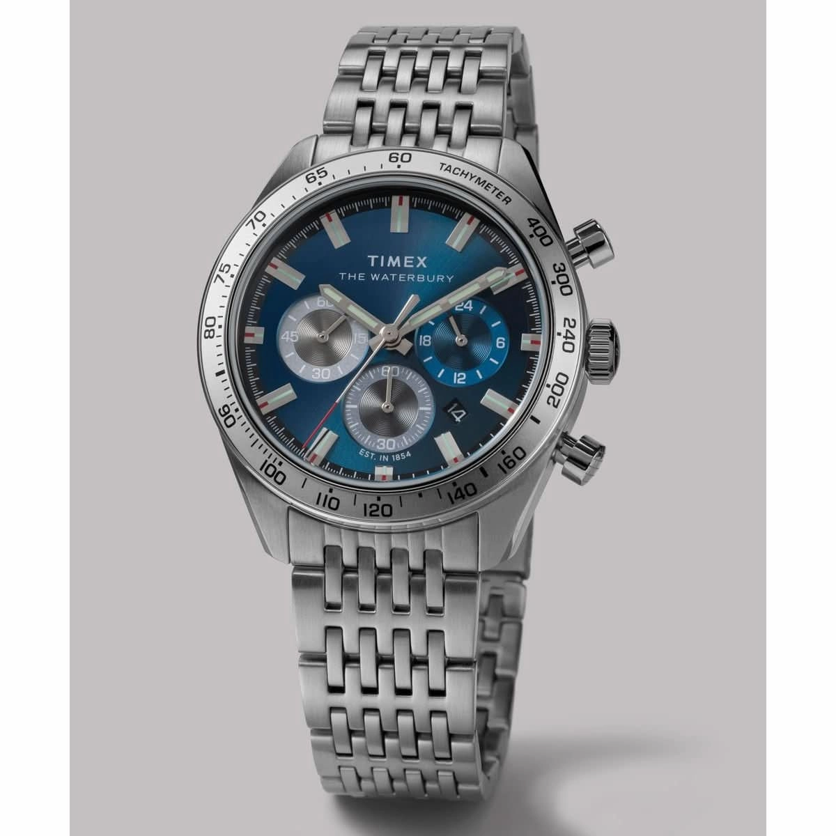 Gents Waterbury Traditional Stainless Steel Watch TW2Y18500