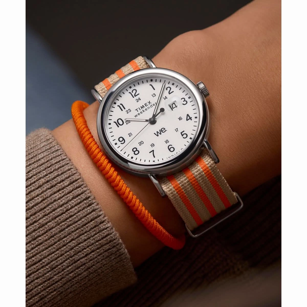 Gents Weekender Main Line Silver Tone Watch TW2Y08900