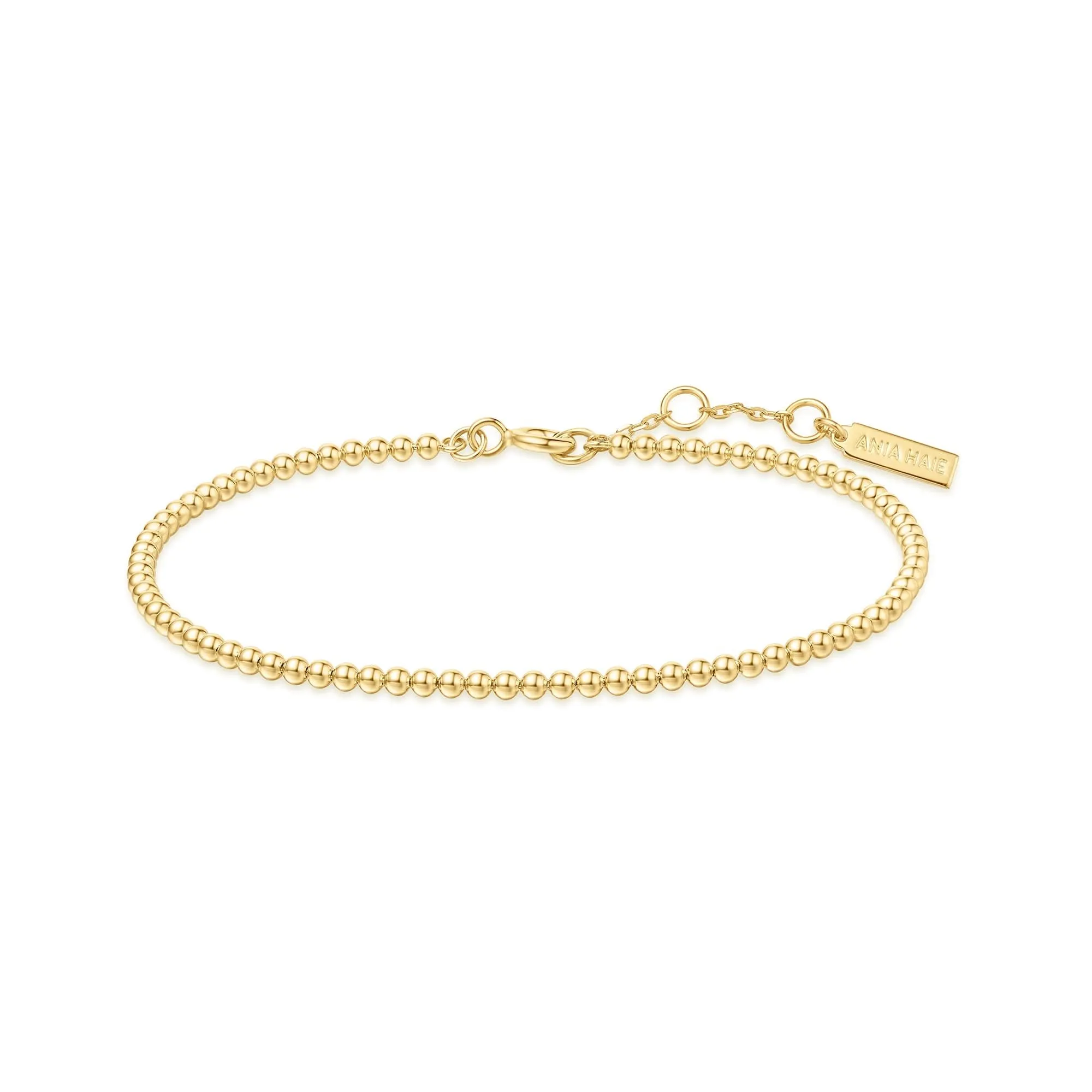 Gold Beaded Bracelet B063-03G Ania Haie Jewellery