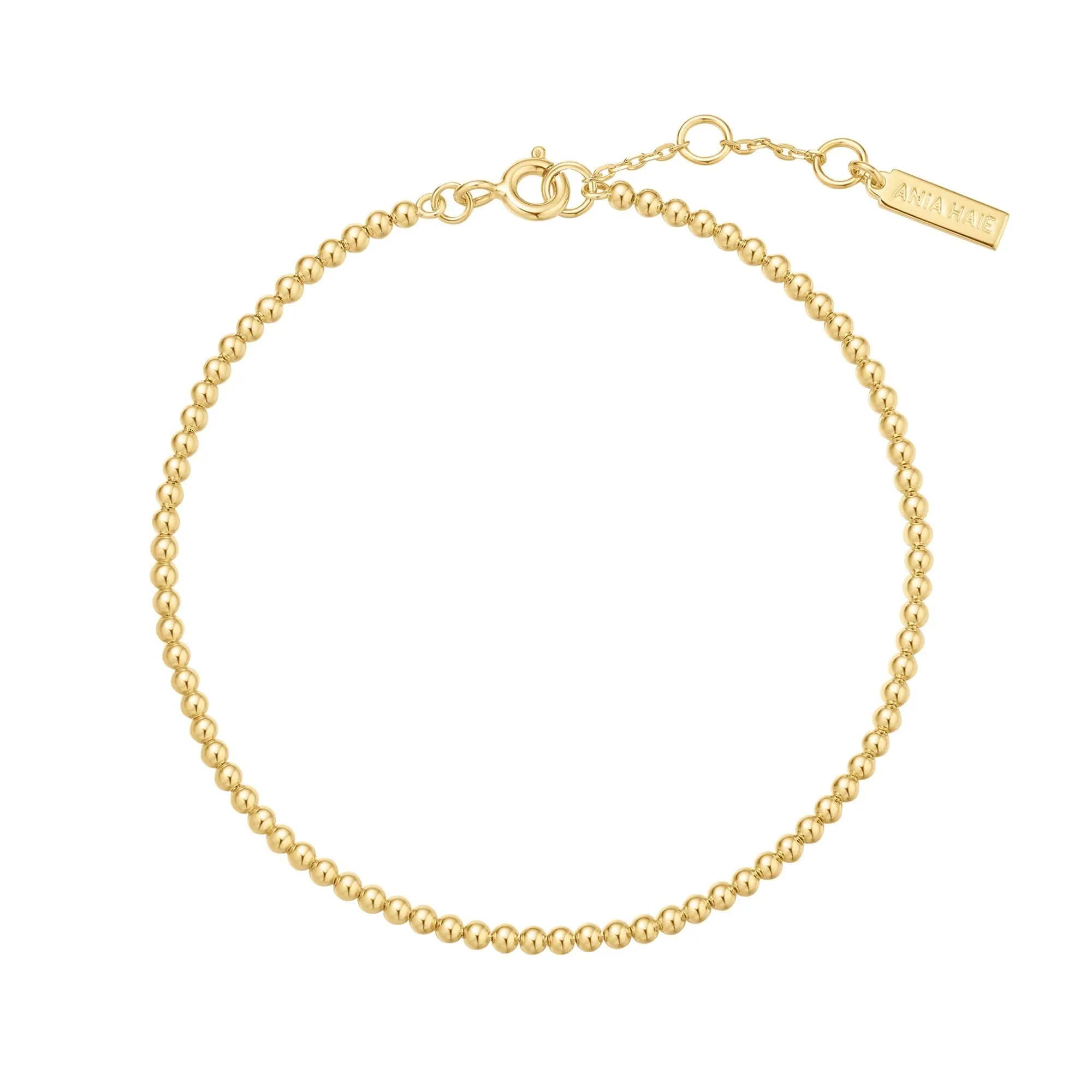 Gold Beaded Bracelet B063-03G Ania Haie Jewellery