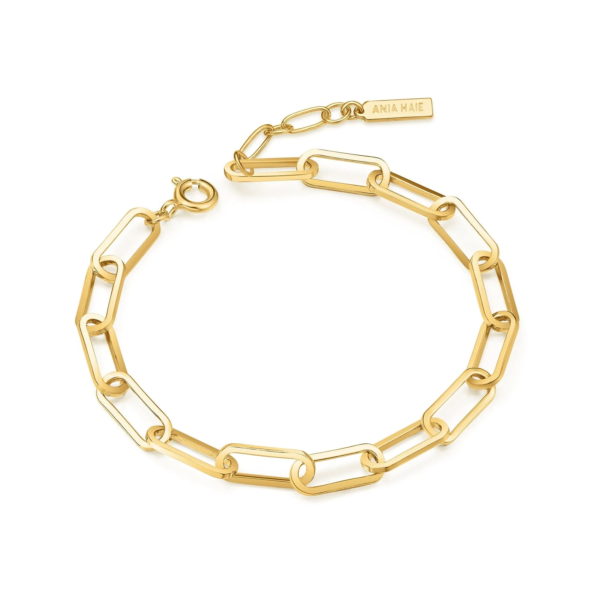Gold Bold Chunky Chain Bracelet B062-04G Ania Haie Jewellery