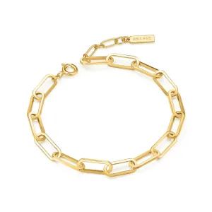 Gold Bold Chunky Chain Bracelet B062-04G Ania Haie Jewellery