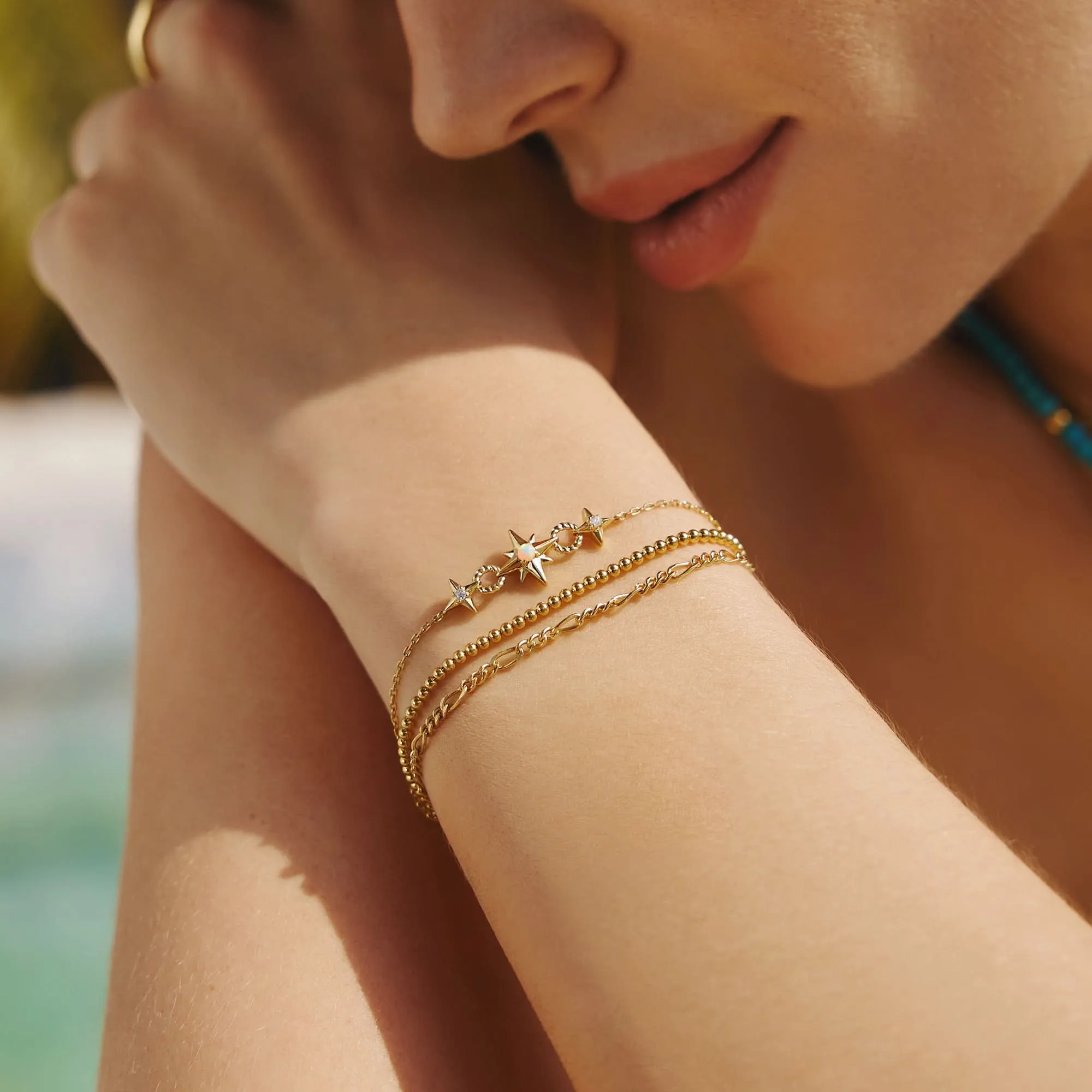 Gold Filia Curb Chain Bracelet B063-02G Ania Haie Jewellery
