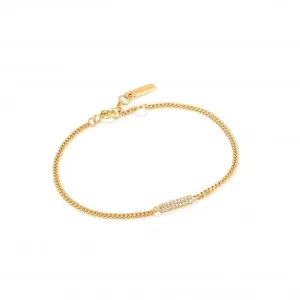 Gold Glam Bar Bracelet B037-02G Ania Haie Jewellery