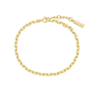 Gold Medium Chain Bracelet B062-03G Ania Haie Jewellery