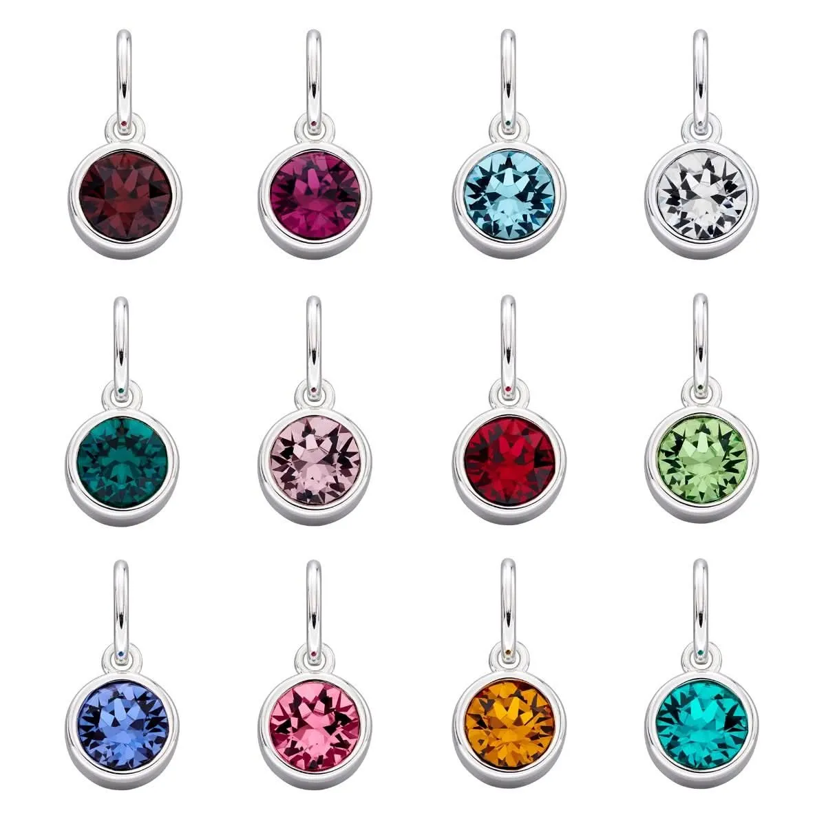 Gold Plated Burgandy Swarovski Crystal Pendant P1578 Beginnings Jewellery