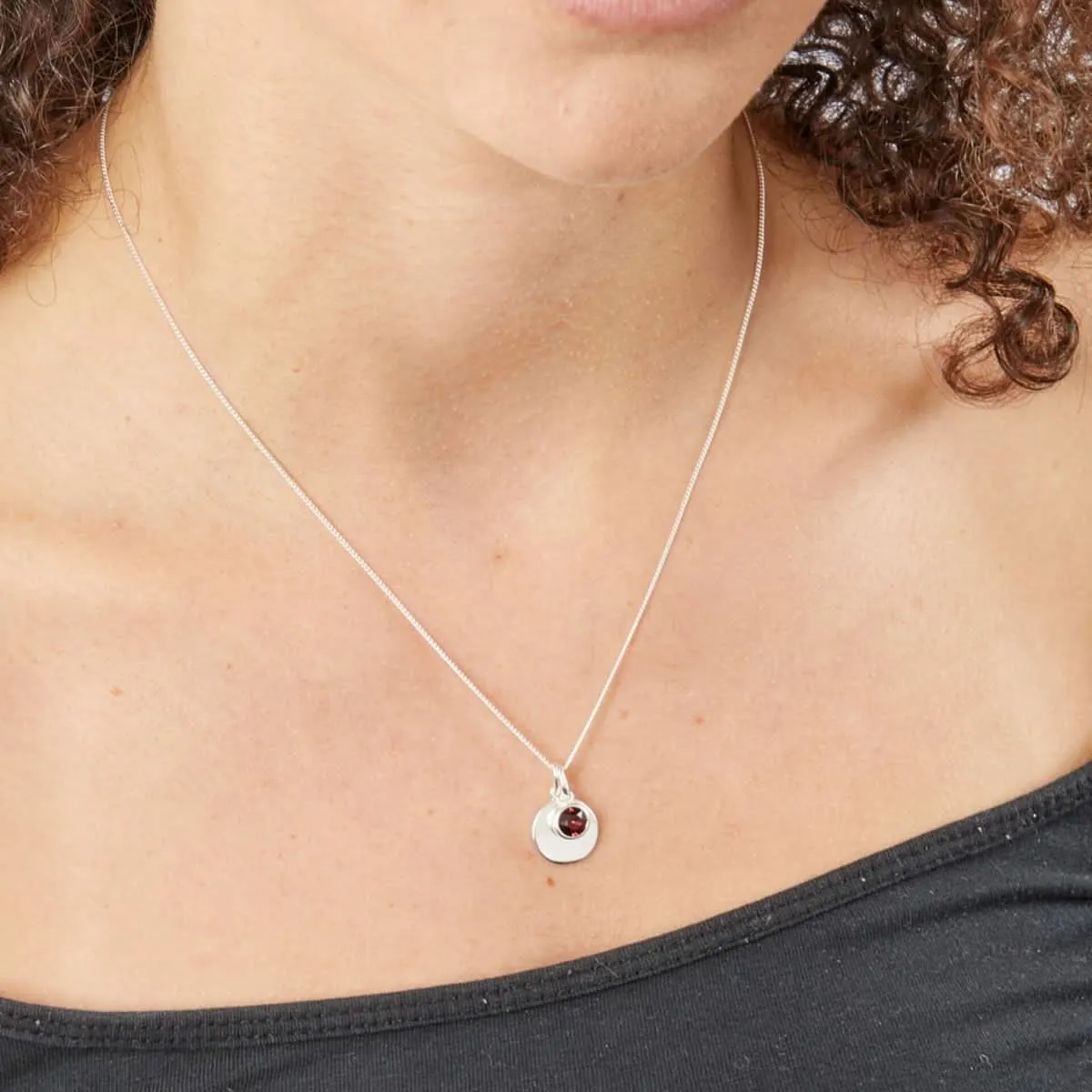 Gold Plated Burgandy Swarovski Crystal Pendant P1578 Beginnings Jewellery