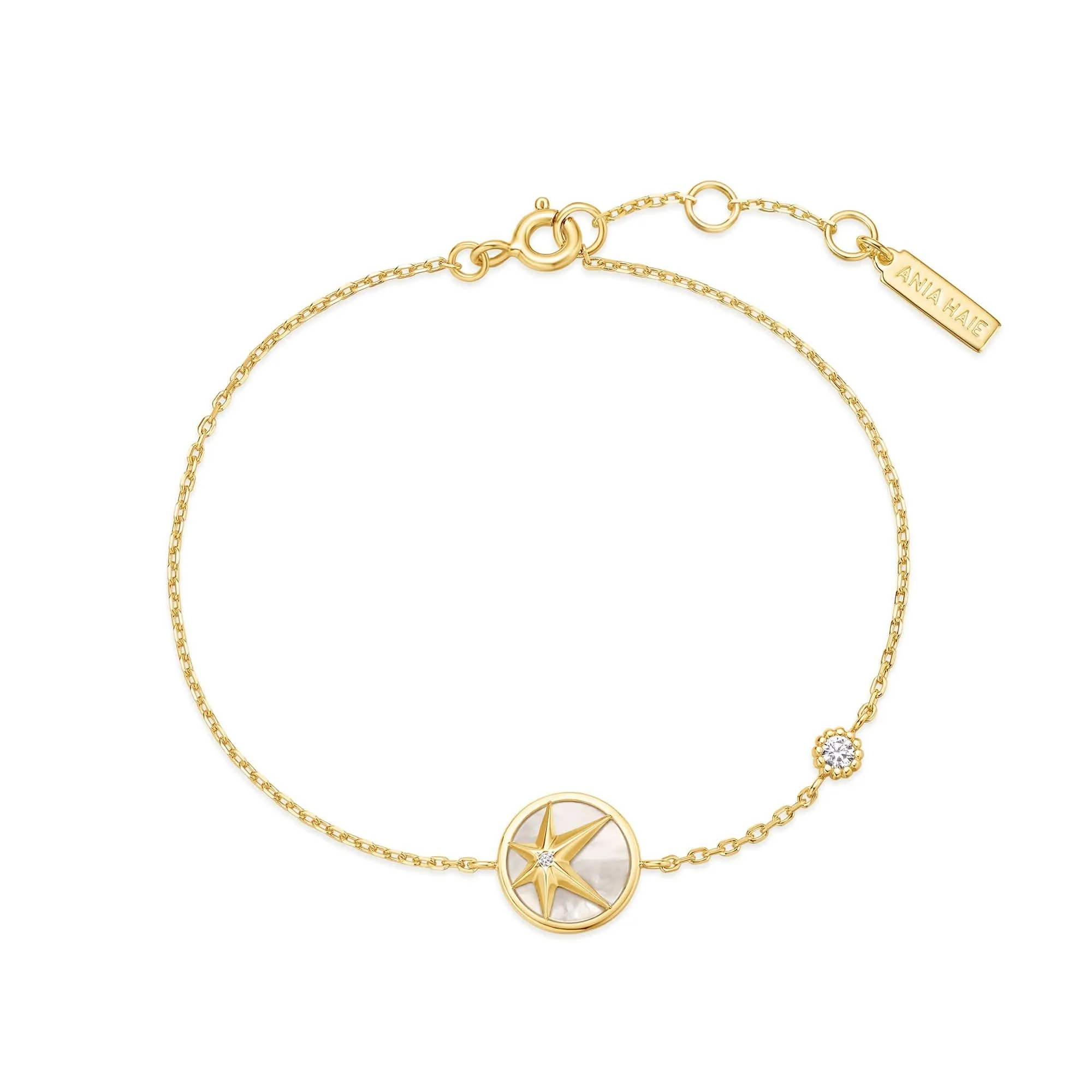 Gold Star Mother-of-Pearl Bracelet B065-02G Ania Haie Jewellery
