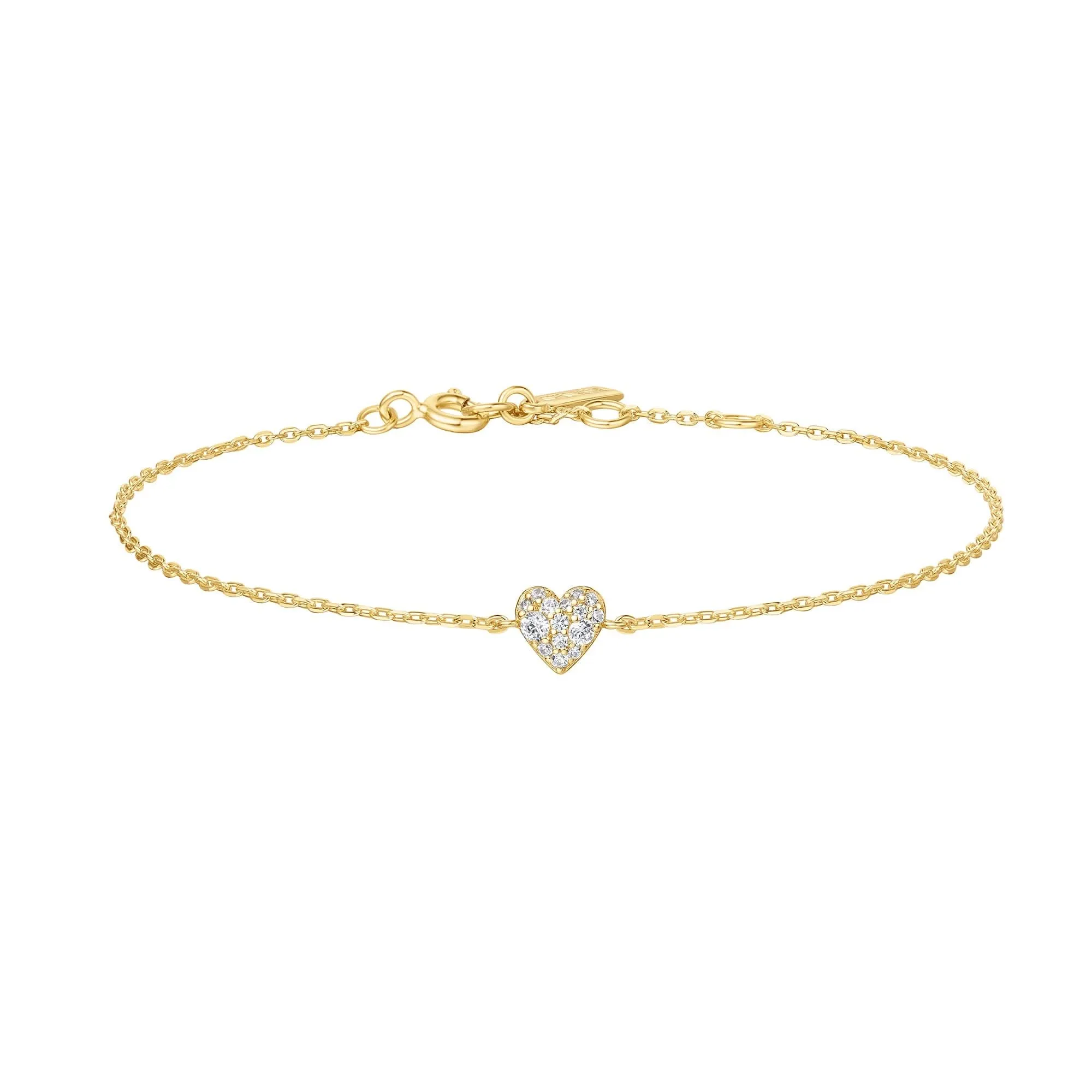 Gold Sweetheart Pavé Bracelet B064-01G Ania Haie Jewellery