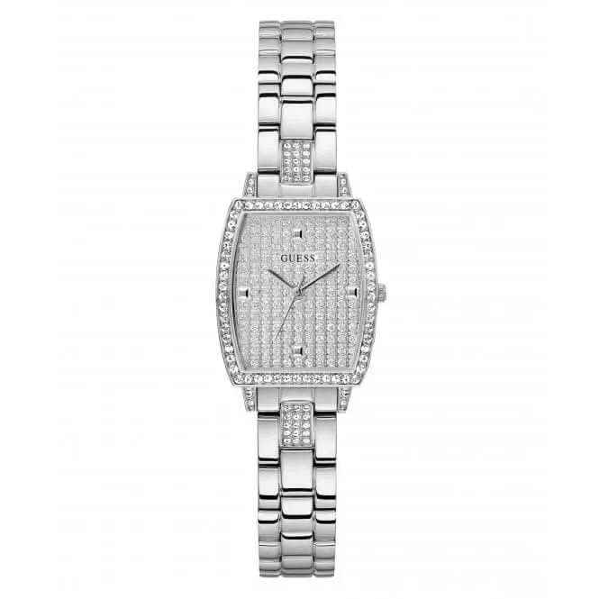Guess Ladies Brilliant Silver Tone Watch GW0611L1