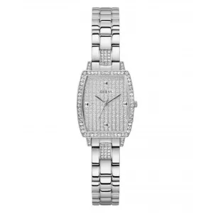 Guess Ladies Brilliant Silver Tone Watch GW0611L1