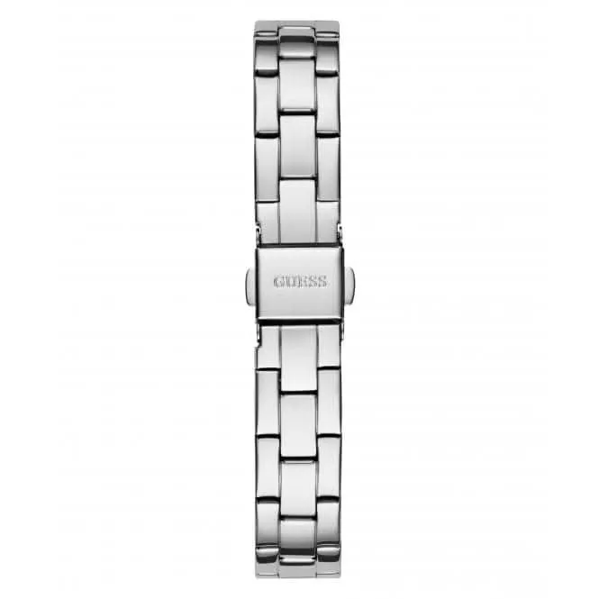 Guess Ladies Brilliant Silver Tone Watch GW0611L1