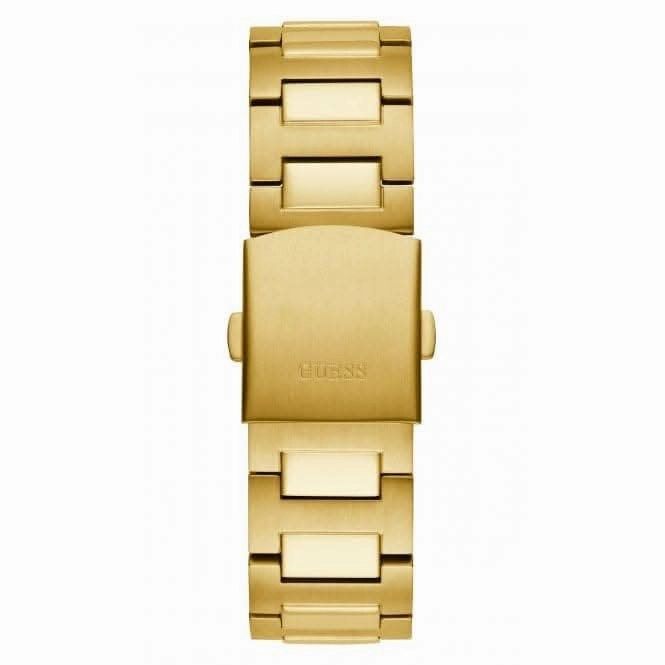 Guess Gents Headline Stainless Steel Gold Watch GW0572G2