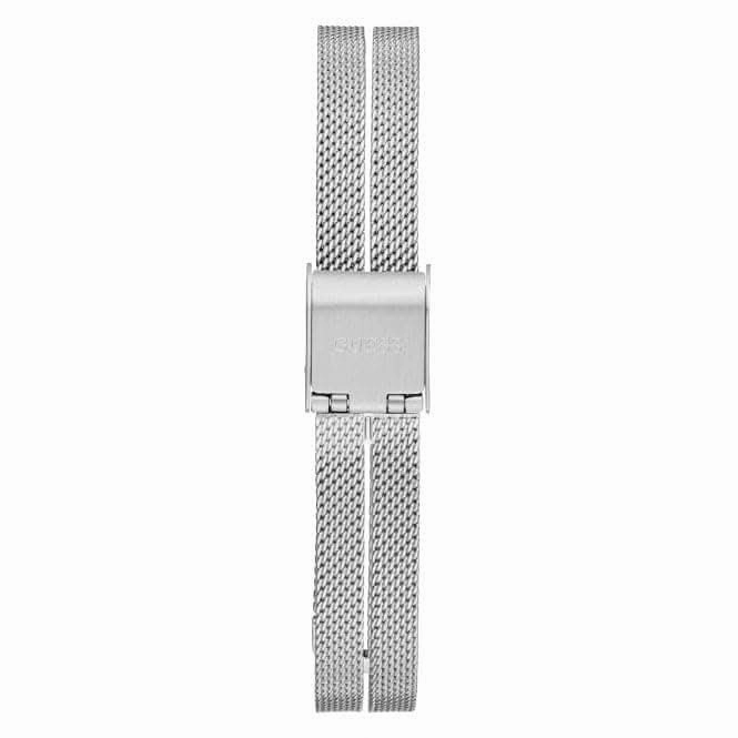 Guess Ladies Array Stainless Steel Mesh Silver Watch GW0471L1