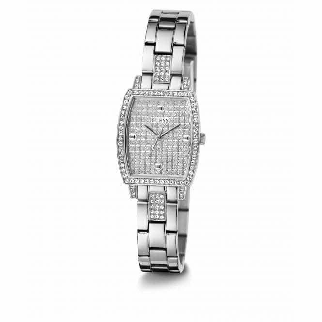 Guess Ladies Brilliant Silver Tone Watch GW0611L1