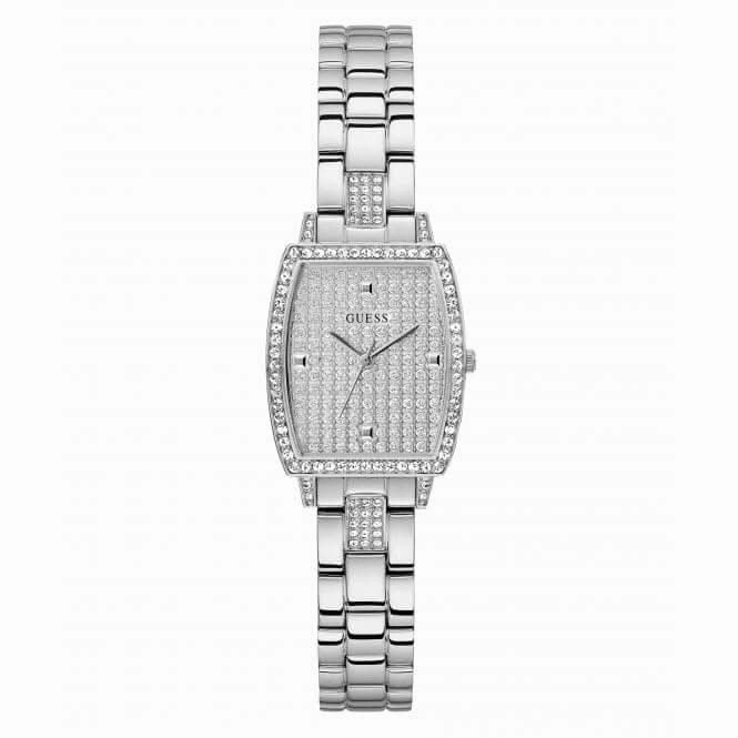 Guess Ladies Brilliant Silver Tone Watch GW0611L1