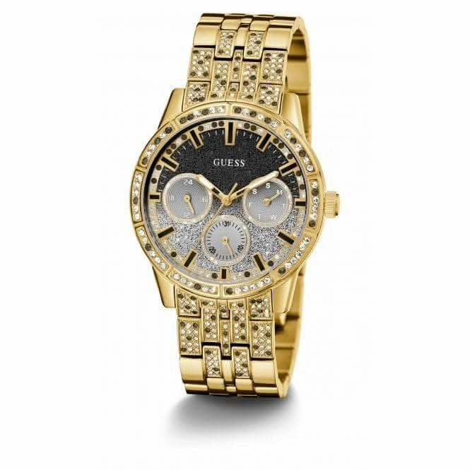 Guess Ladies Cascade Stainless Steel Gold Tone Watch GW0365L2