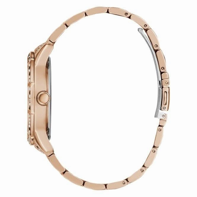 Guess Ladies Cascade Stainless Steel Rose Gold Watch GW0365L3