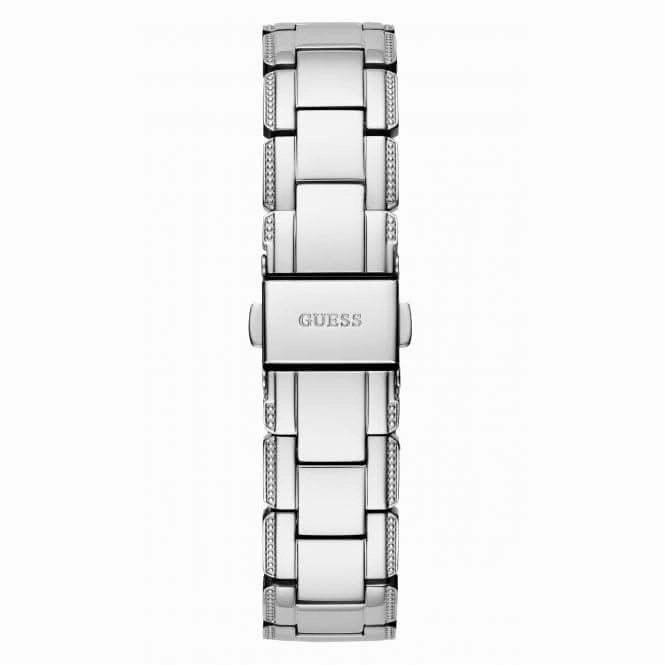 Guess Ladies Crystal Clear Stainless Steel Silver Watch GW0470L1