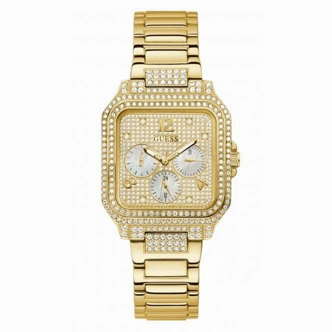 Guess Ladies Deco Stainless Steel Gold Tone Watch GW0472L2