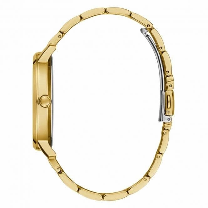 Guess Ladies Dress Stainless Steel Gold Watch W1313L2