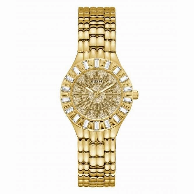 Guess Ladies Firework Gold Tone Watch GW0602L2