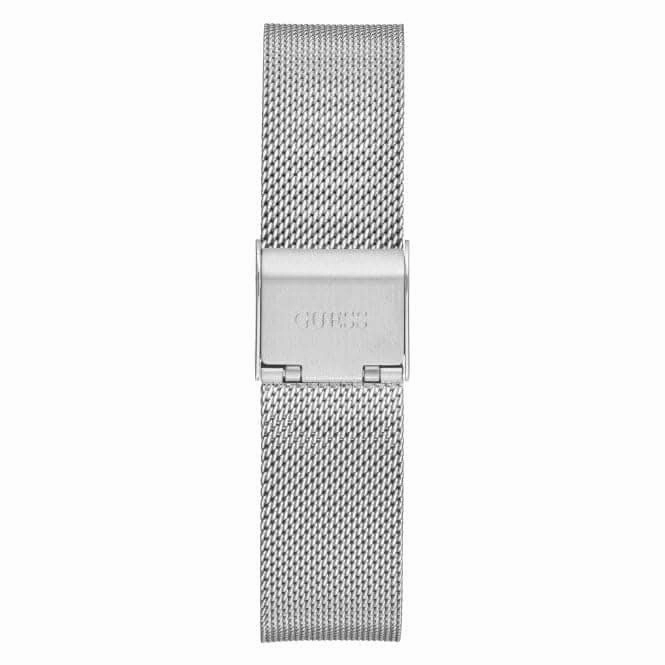 Guess Ladies Iconic Stainless Steel Mesh Silver Watch GW0477L1