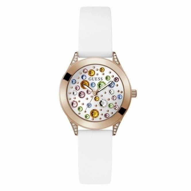 Guess Ladies Mini Wonderlust White Watch GW0678L4