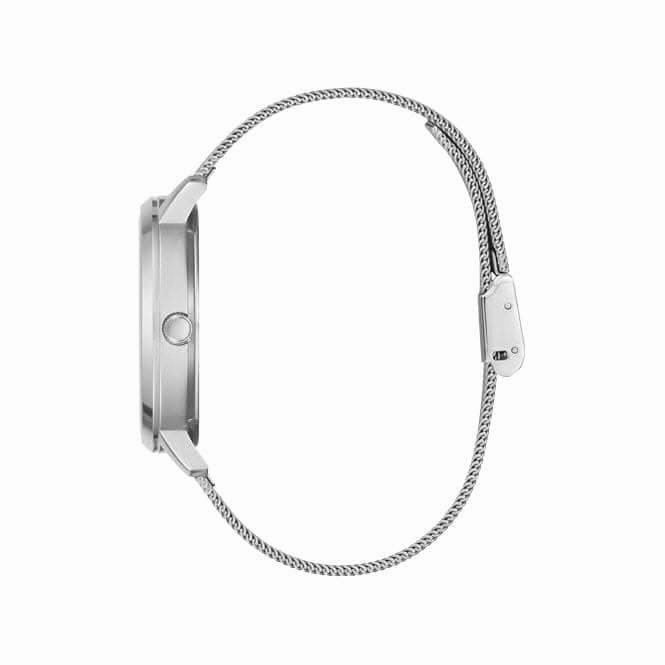 Guess Ladies Nova Stainless Steel Mesh Silver Watch GW0243L1