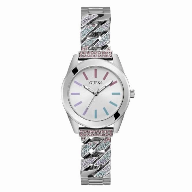 Guess Ladies Serena Silver Tone Watch GW0546L4