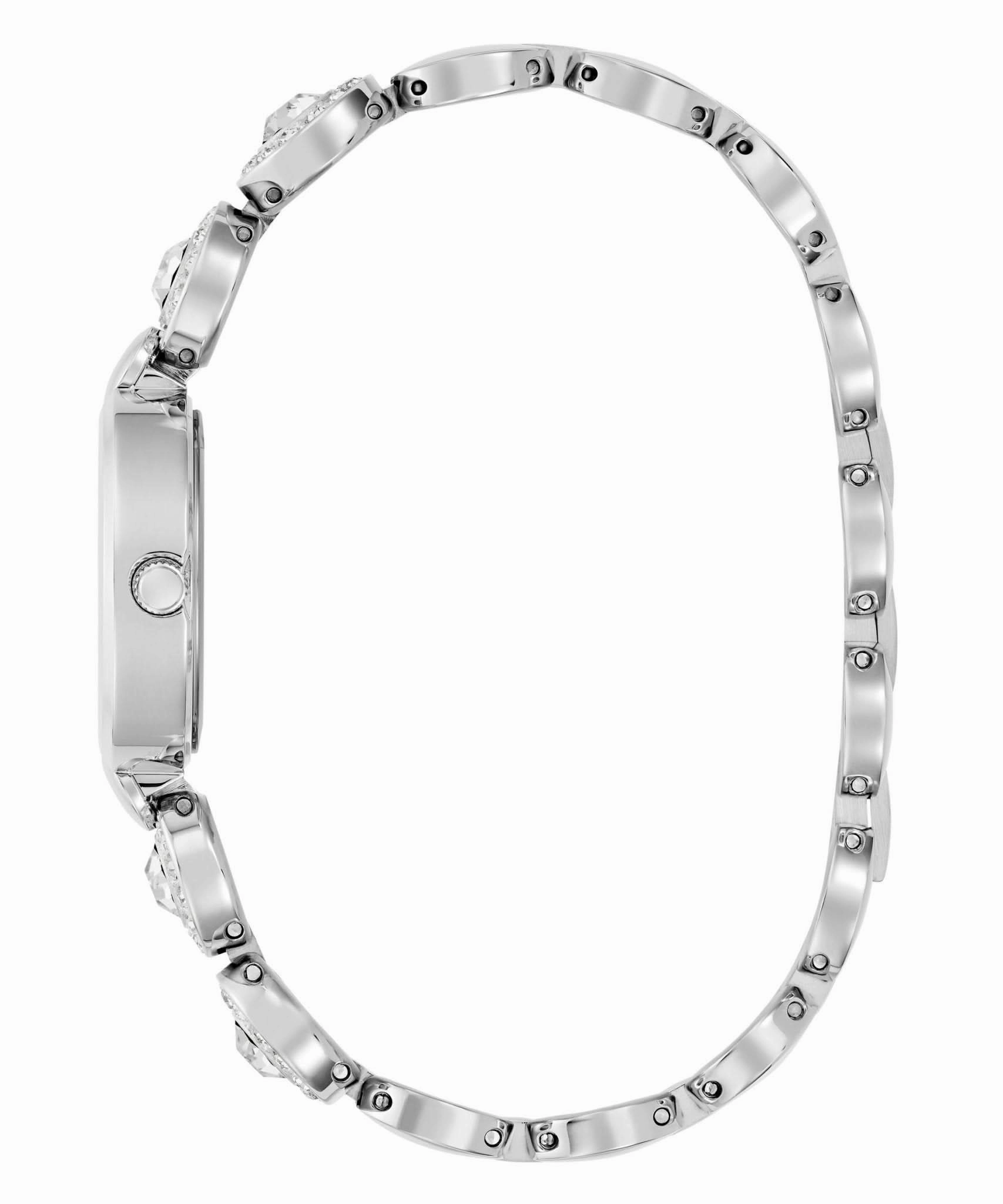 Guess Ladies Stardom Silver Tone Recycled Steel Watch GW0757L1