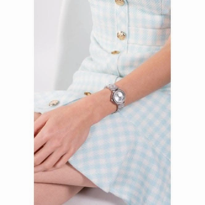 Guess Ladies Treasure Stainless Steel Silver Watch GW0476L1