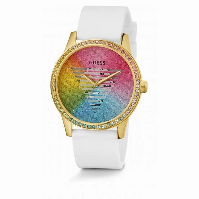 Guess Ladies Unity Stainless Steel Gold Watch GW0589L1