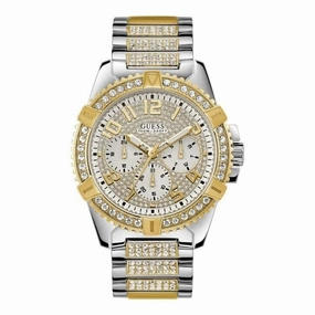 Guess Mens Sport Stainless Steel White Watch W0799G4