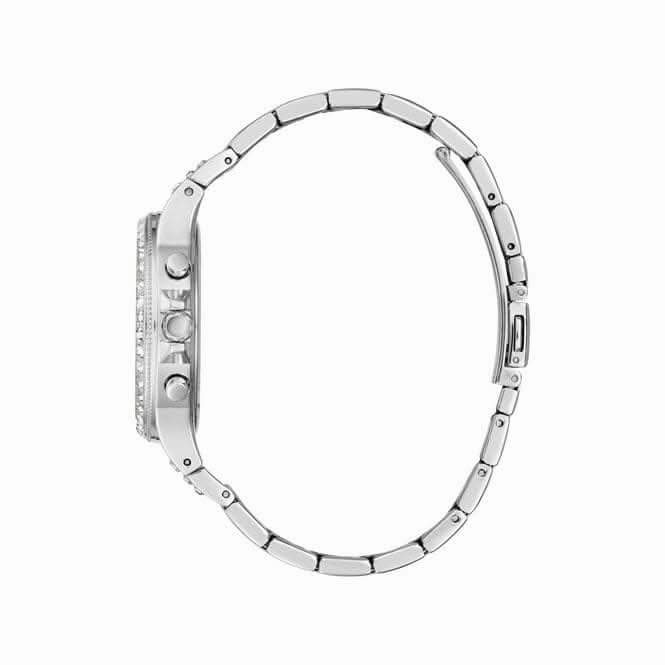 Guess Moonlight Ladies Sport Silver Stainless Steel Watch GW0320L1