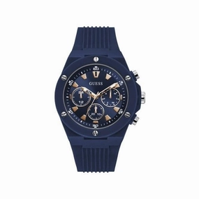 Guess Poseidon Mens Sport Blue Polycarbonate Watch GW0268G3