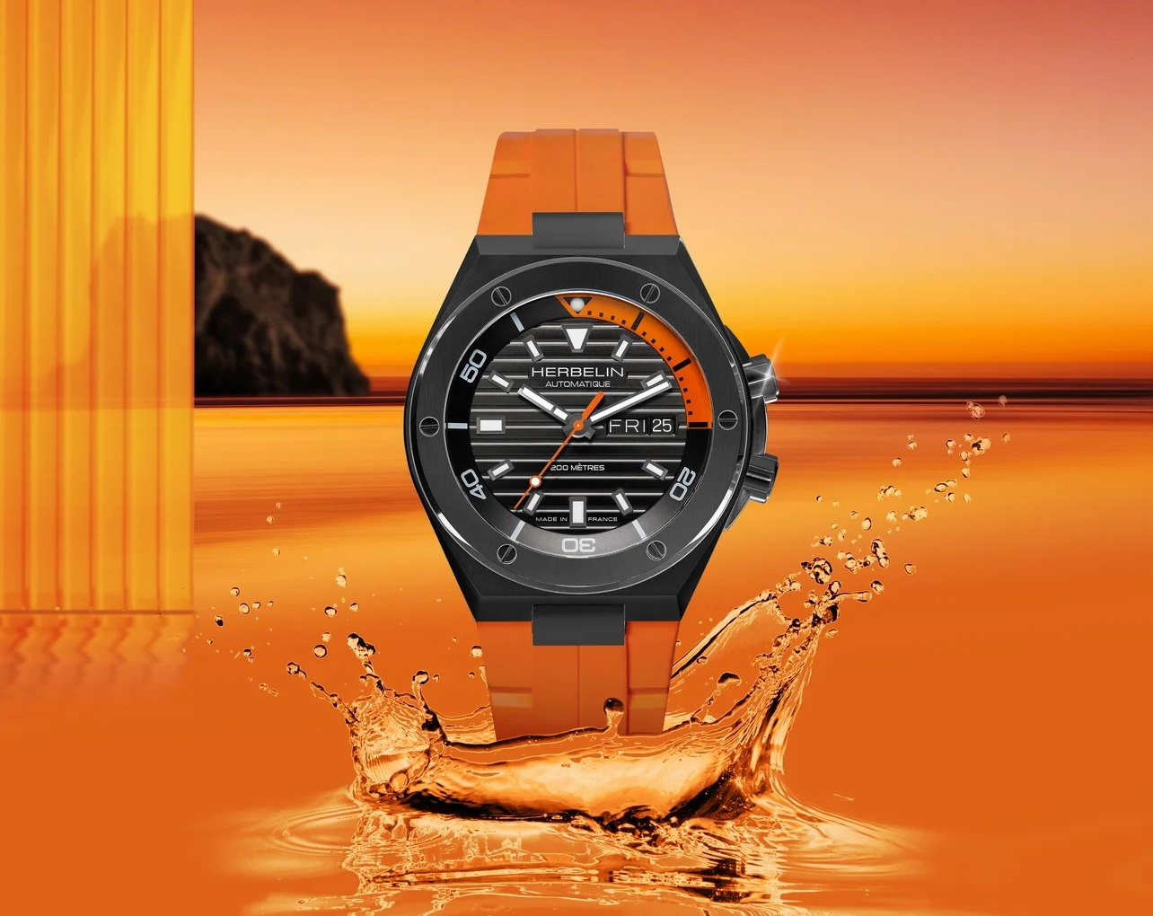 Herbelin Watches Herbelin Cap Camarat Diver Automatic Watch