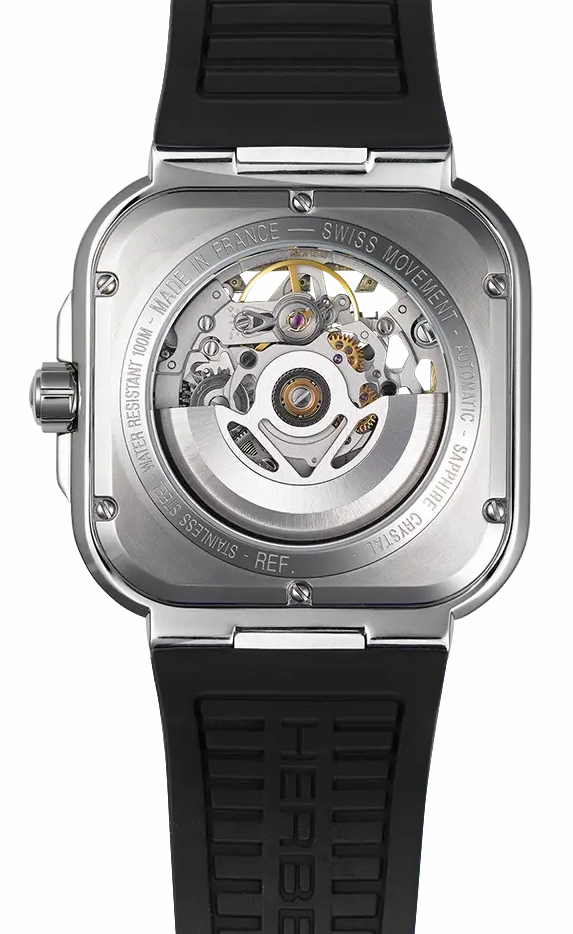 Herbelin Watches Herbelin Cap Camarat Square Automatic Skeleton Limited Edition Watch