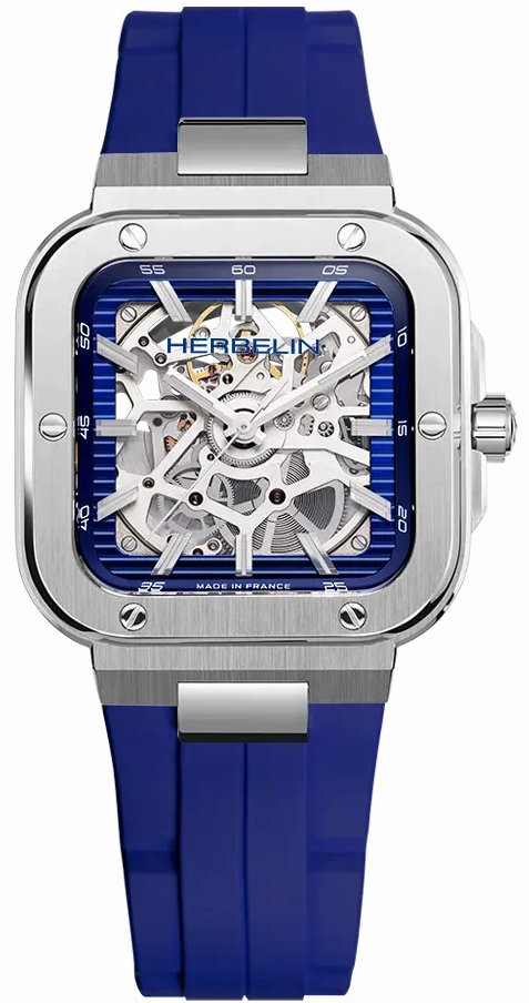 Herbelin Watches Herbelin Cap Camarat Square Automatic Skeleton Limited Edition Watch