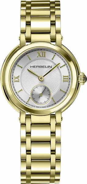 Herbelin Watches Herbelin Galet Yellow Gold PVD Watch