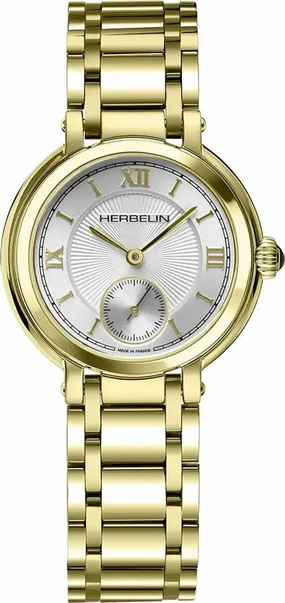 Herbelin Watches Herbelin Galet Yellow Gold PVD Watch